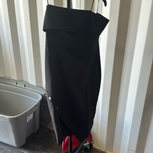 Strapless asymmetrical dress new with tags